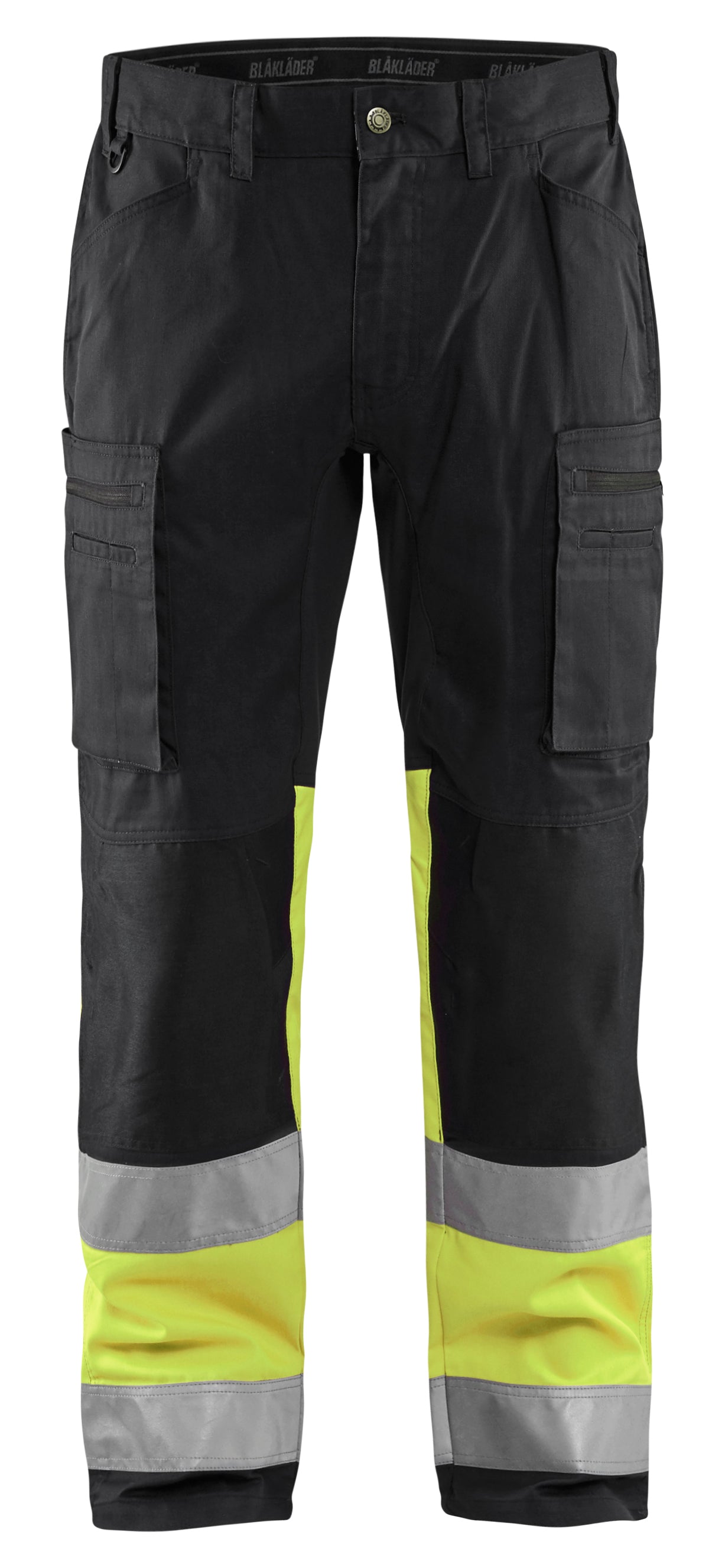 Blåkläder 1551 High Vis Buks med stretch produktfoto med firmalogo