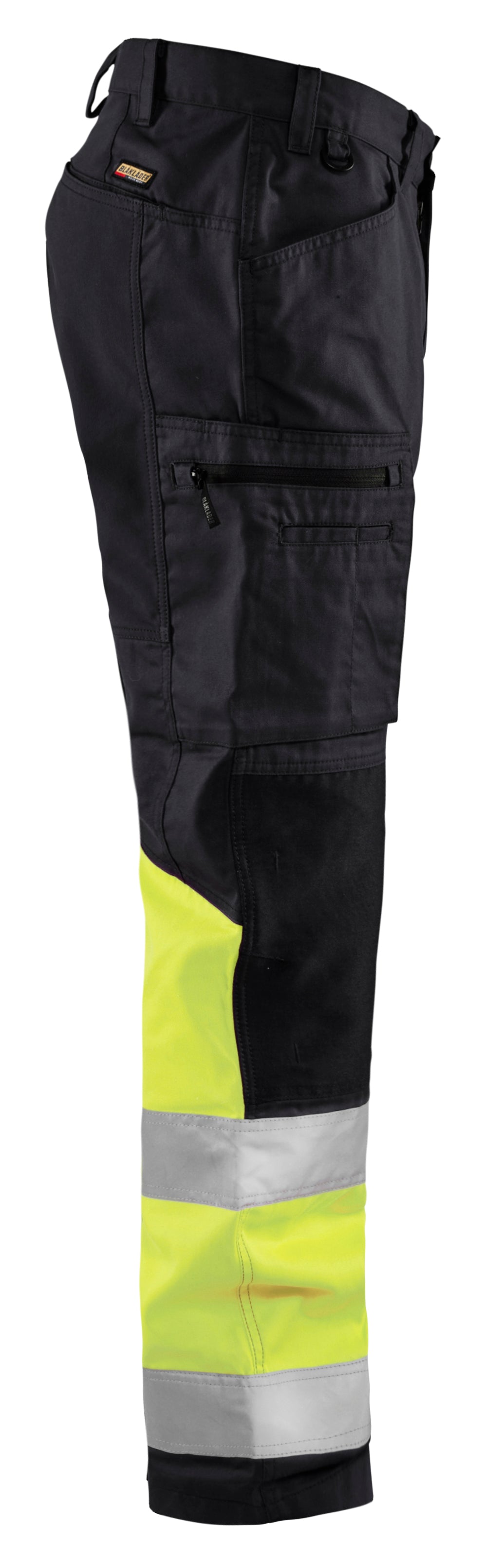 Blåkläder 1551 High Vis Buks med stretch nærbillede til broderi