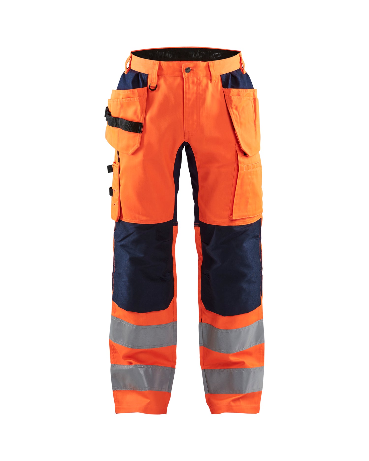 Blåkläder 1552 High Vis Buks med stretch, High Vis Orange/Marineblå