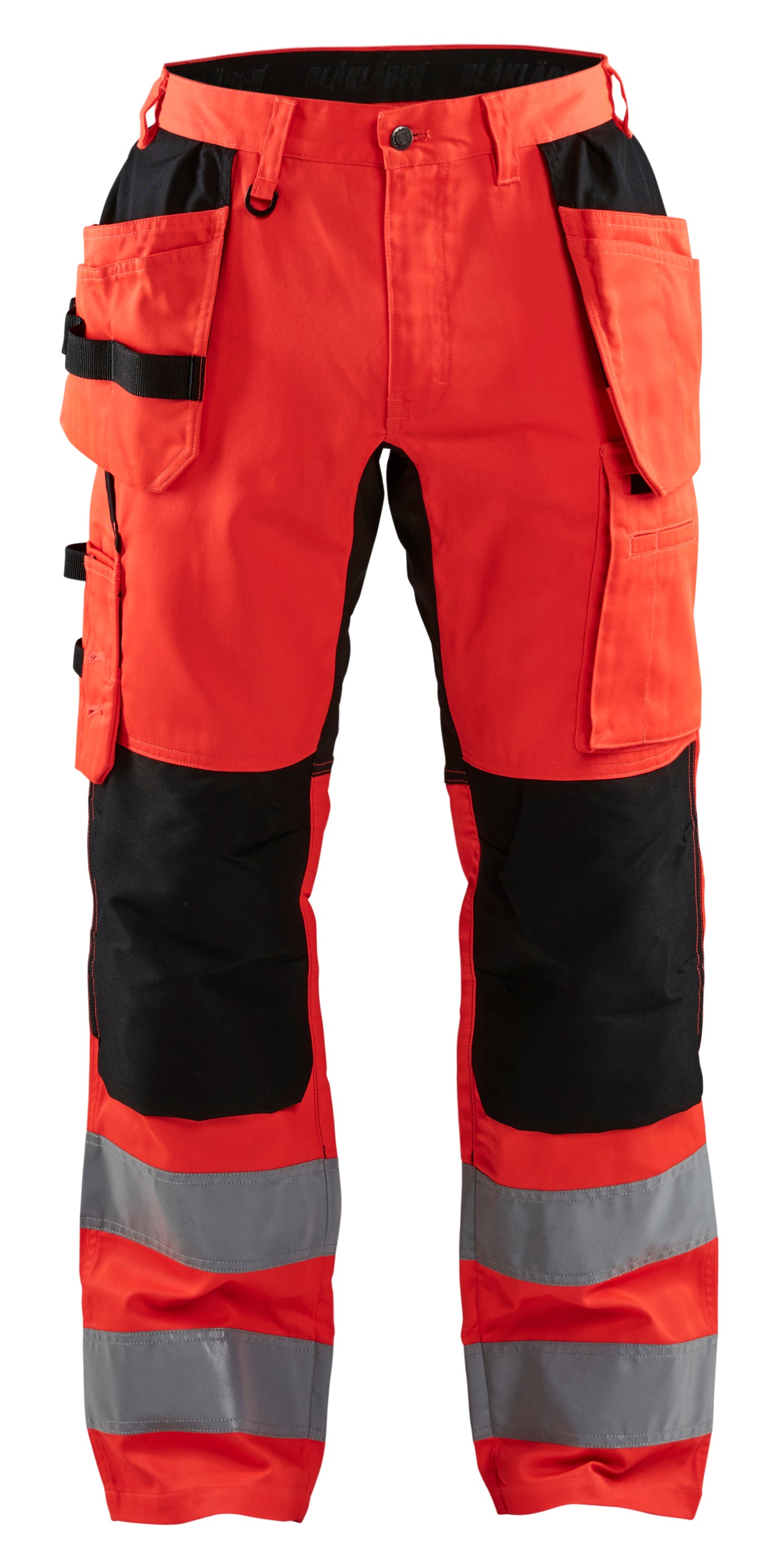 Blåkläder 1552 High Vis Buks med stretch nærbillede til broderi