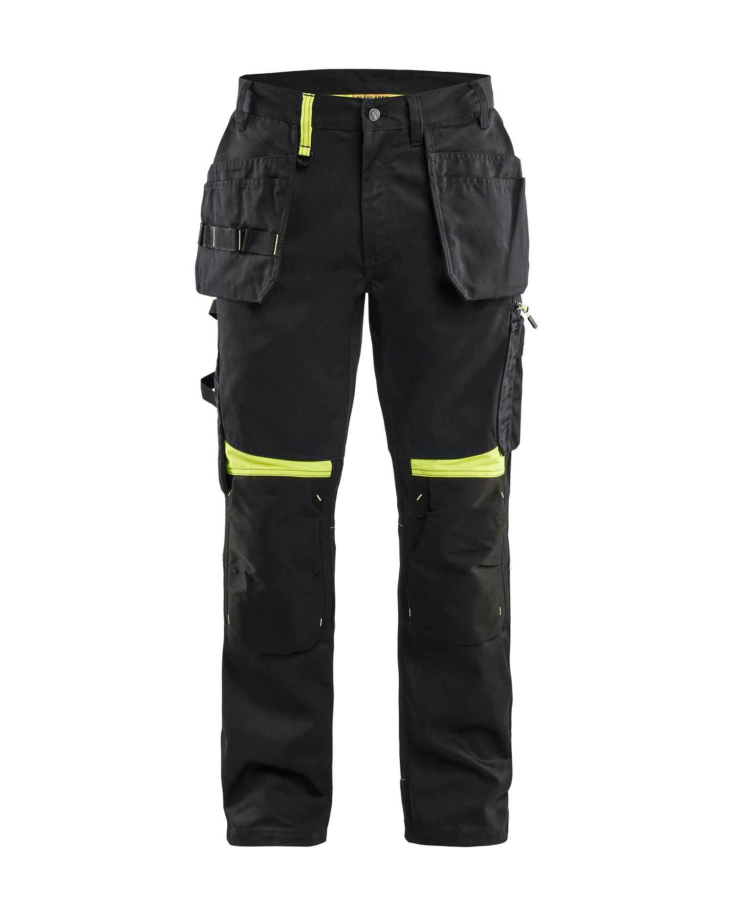 Blåkläder 1555 Håndværker Buks, Sort/High Vis Gul