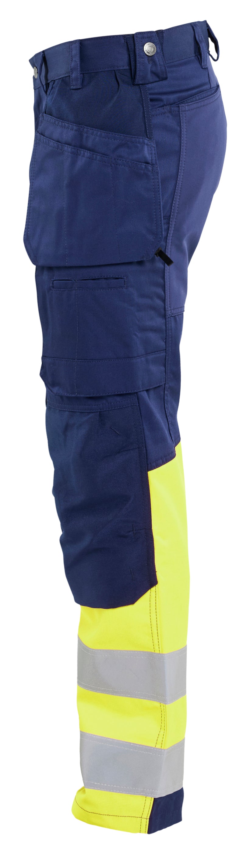Blåkläder 1558 High Vis Buks med stretch produktfoto med tryk