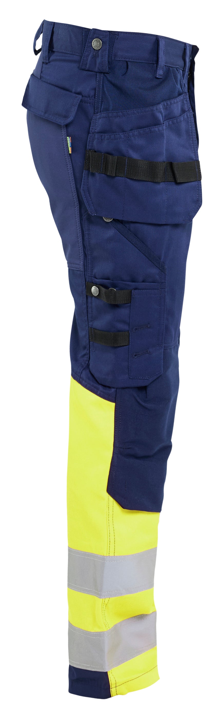Blåkläder 1558 High Vis Buks med stretch detalje til broderi