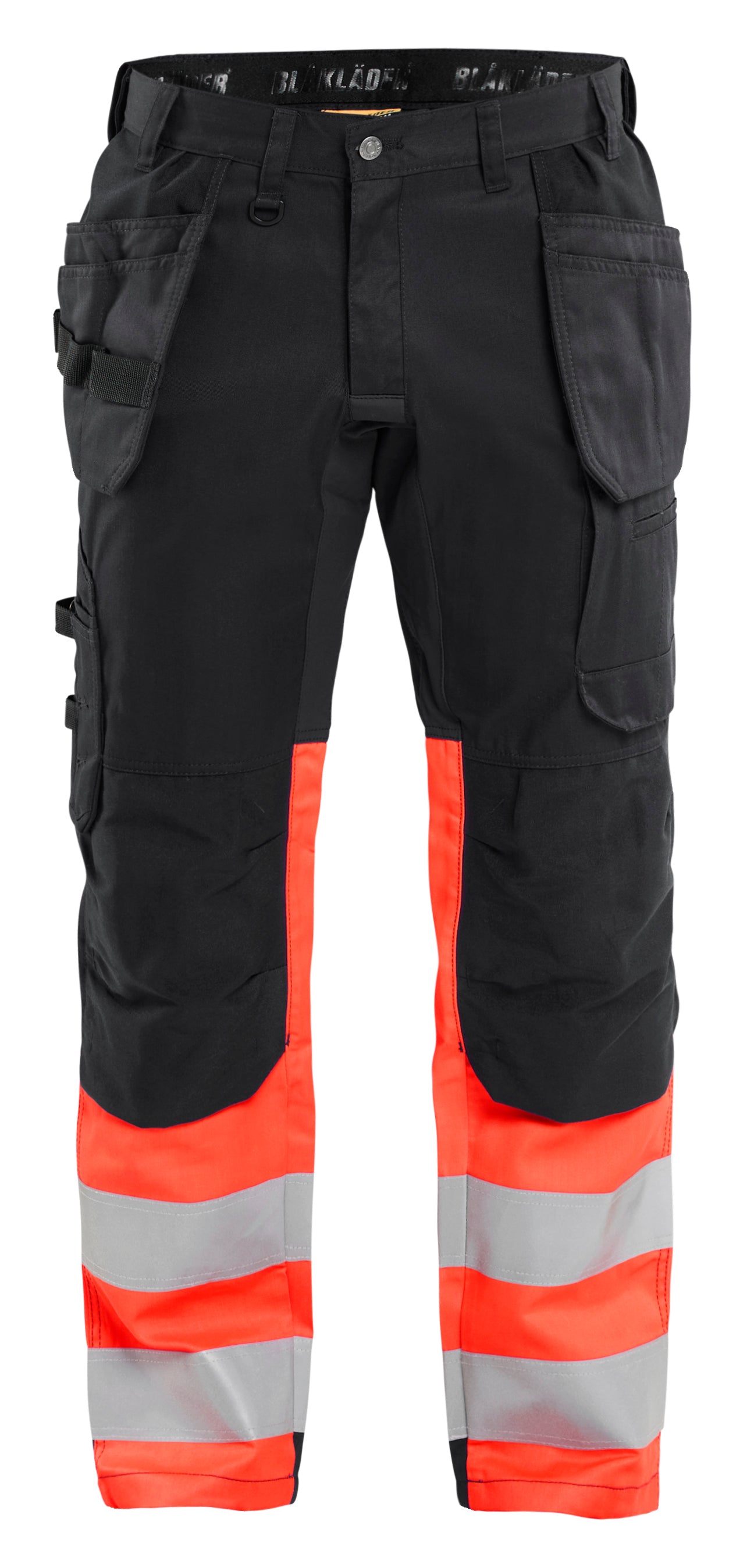 Blåkläder 1558 High Vis Buks med stretch produktfoto med firmalogo