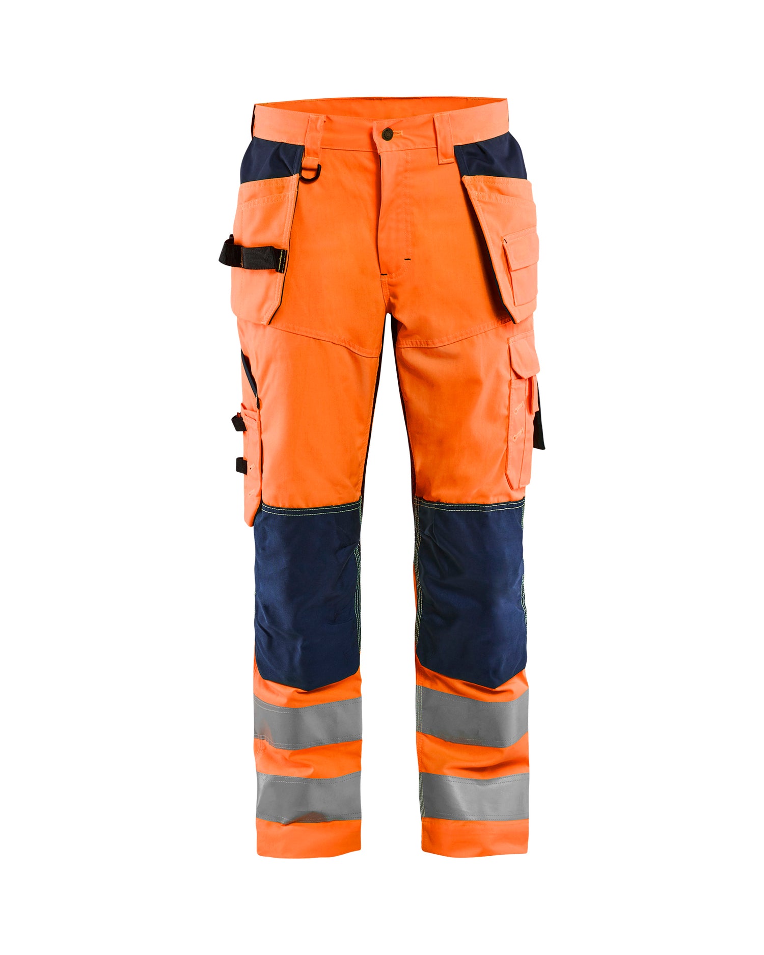 Blåkläder 1565 High Vis Buks med ventilation, High Vis Orange/Marineblå