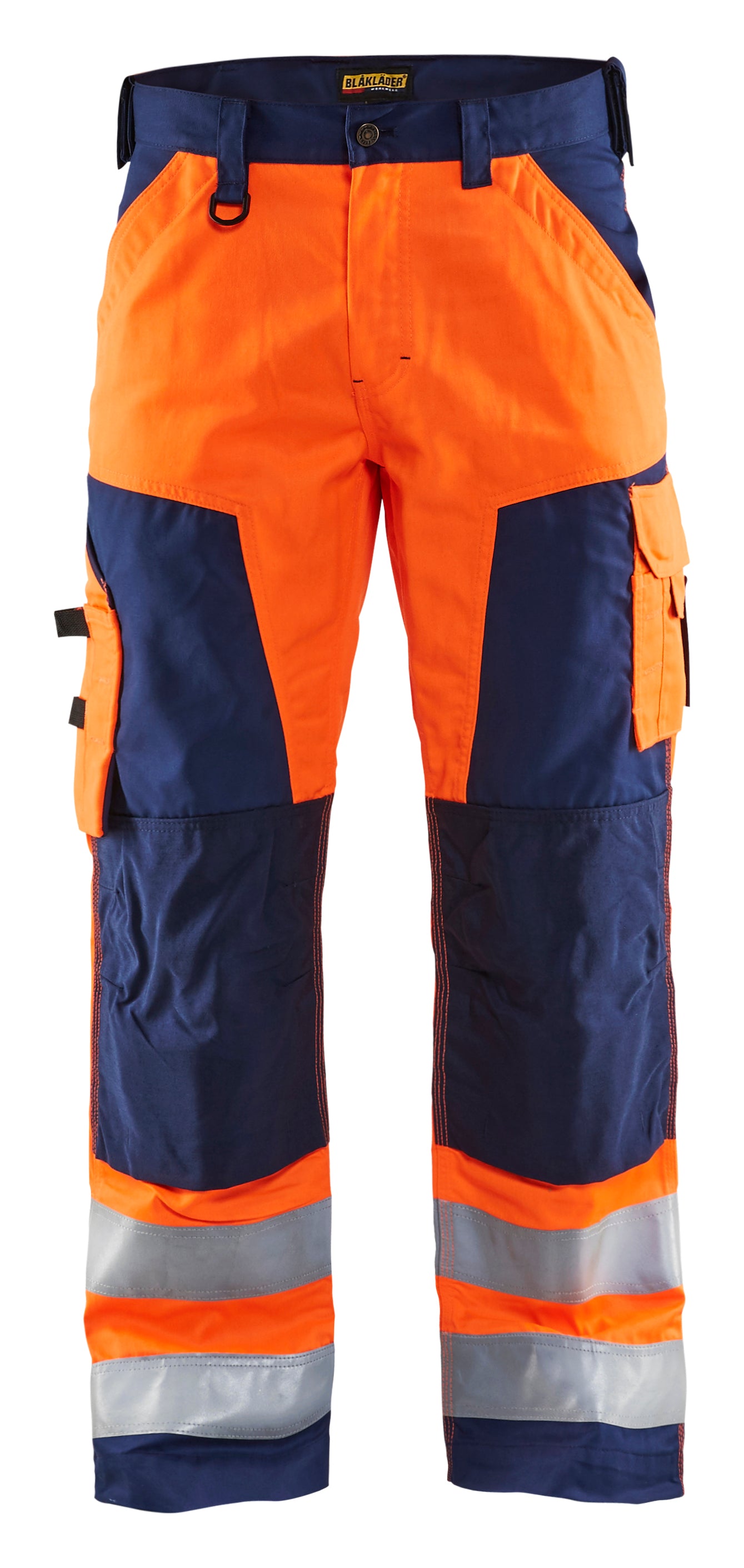 Blåkläder 1566 High Vis Buks detalje med firmalogo