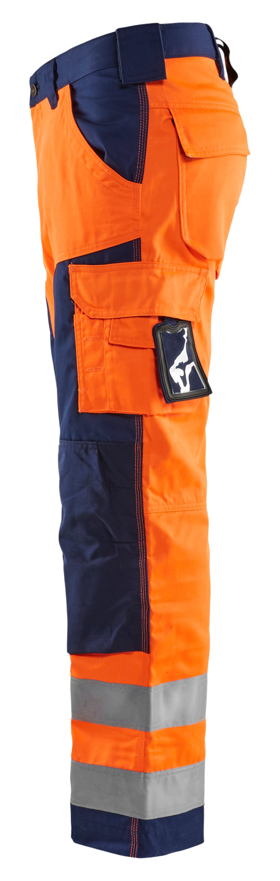 Blåkläder 1566 High Vis Buks nærbillede med tryk