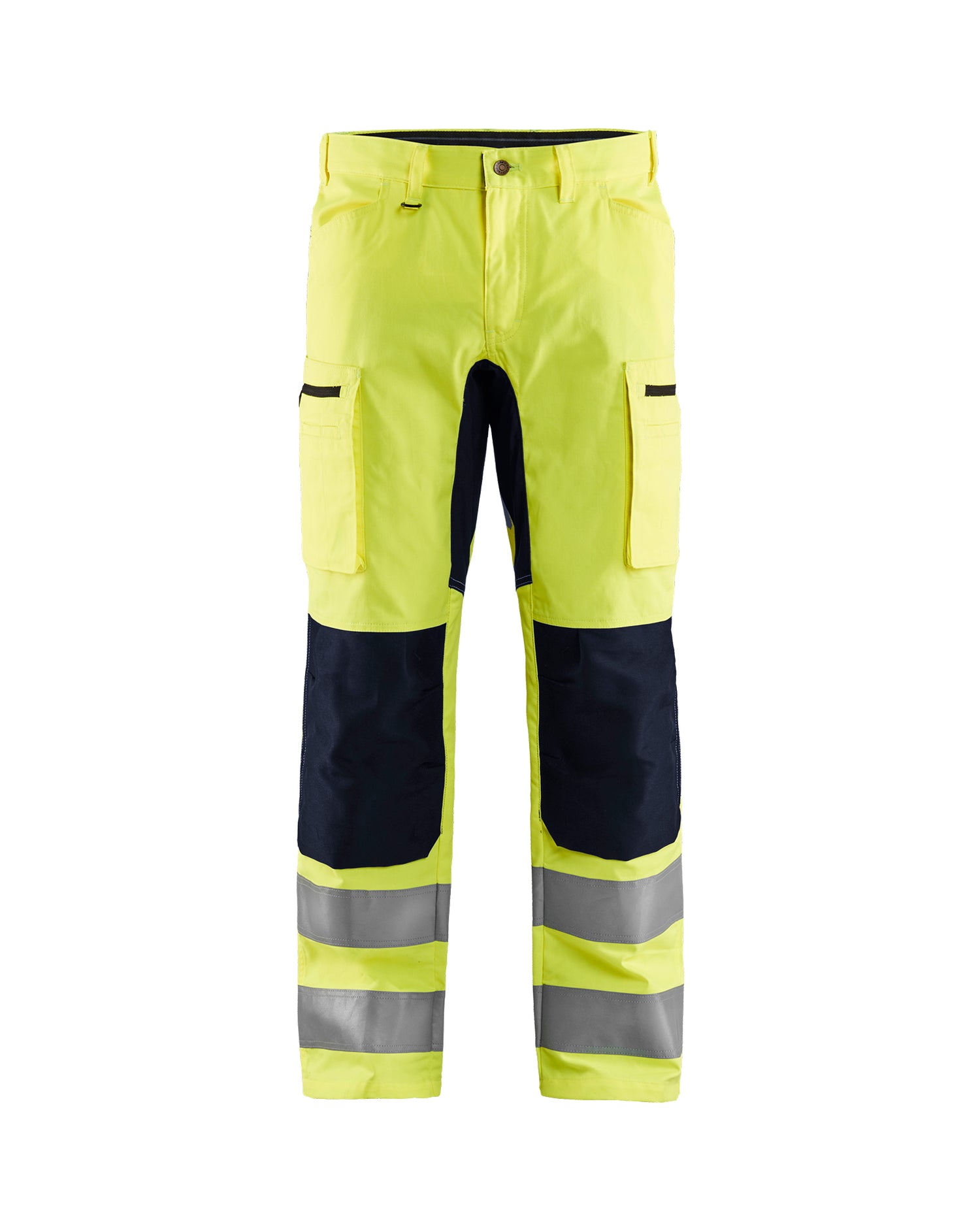 Blåkläder 1585 High Vis Buks med stretch, High Vis Gul/Sort