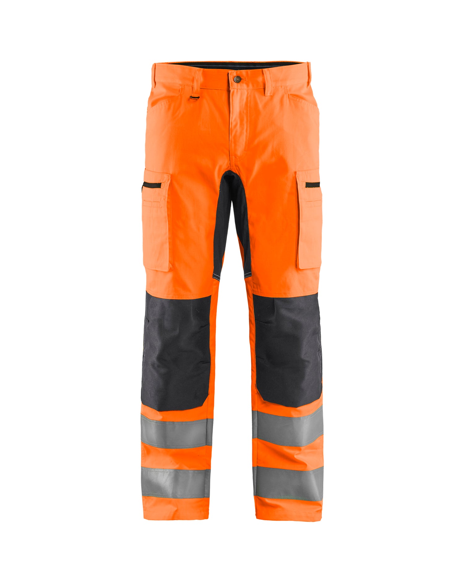 Blåkläder 1585 High Vis Buks med stretch, High Vis Orange/Mellemgrå