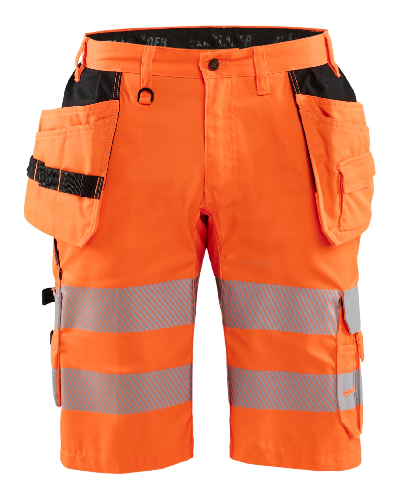 Blåkläder 1586 High Vis Shorts med stretch materiale med firmalogo