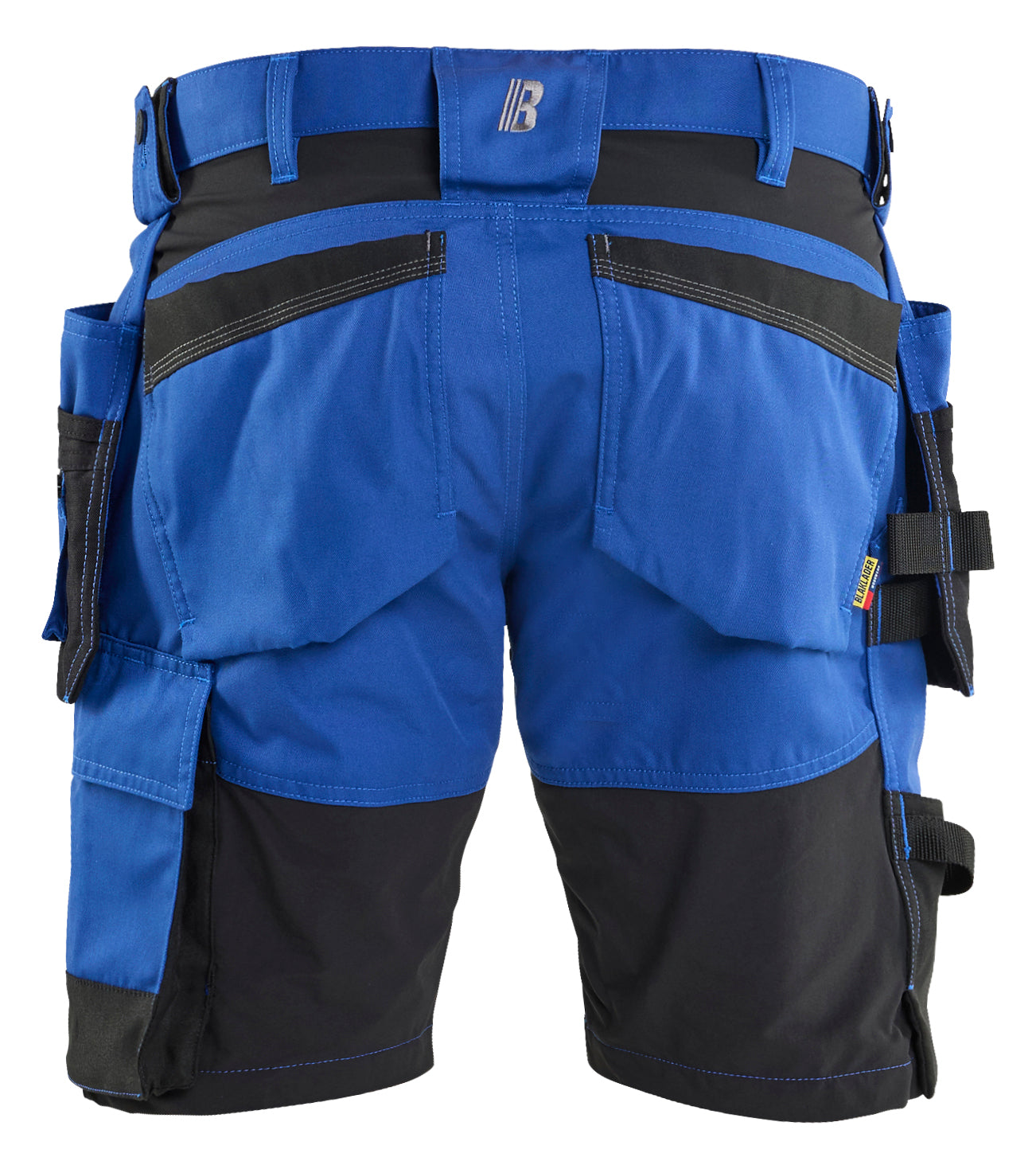 Blåkläder 1752 Håndværker Shorts med stretch nærbillede med logo