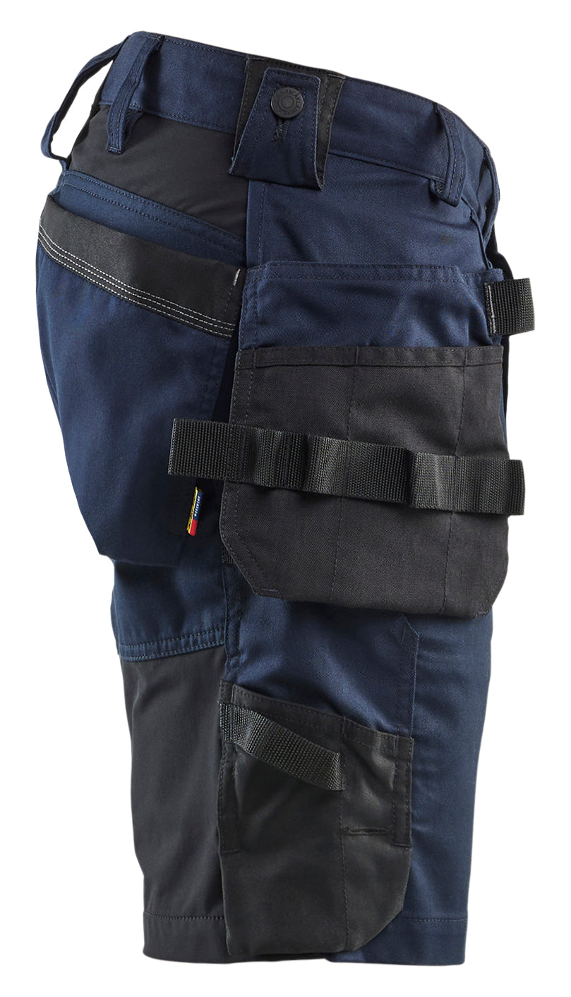 Blåkläder 1752 Håndværker Shorts med stretch nærbillede med tryk