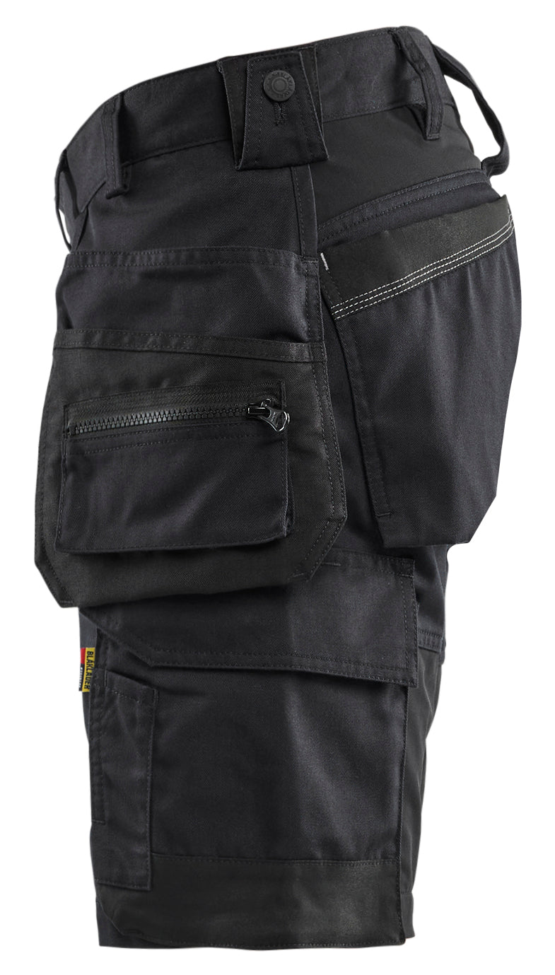 Blåkläder 1752 Håndværker Shorts med stretch nærbillede til broderi