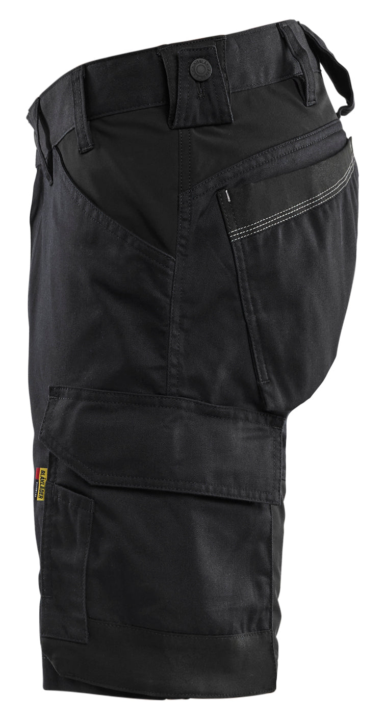 Blåkläder 1753 Håndværker Shorts med stretch nærbillede til broderi
