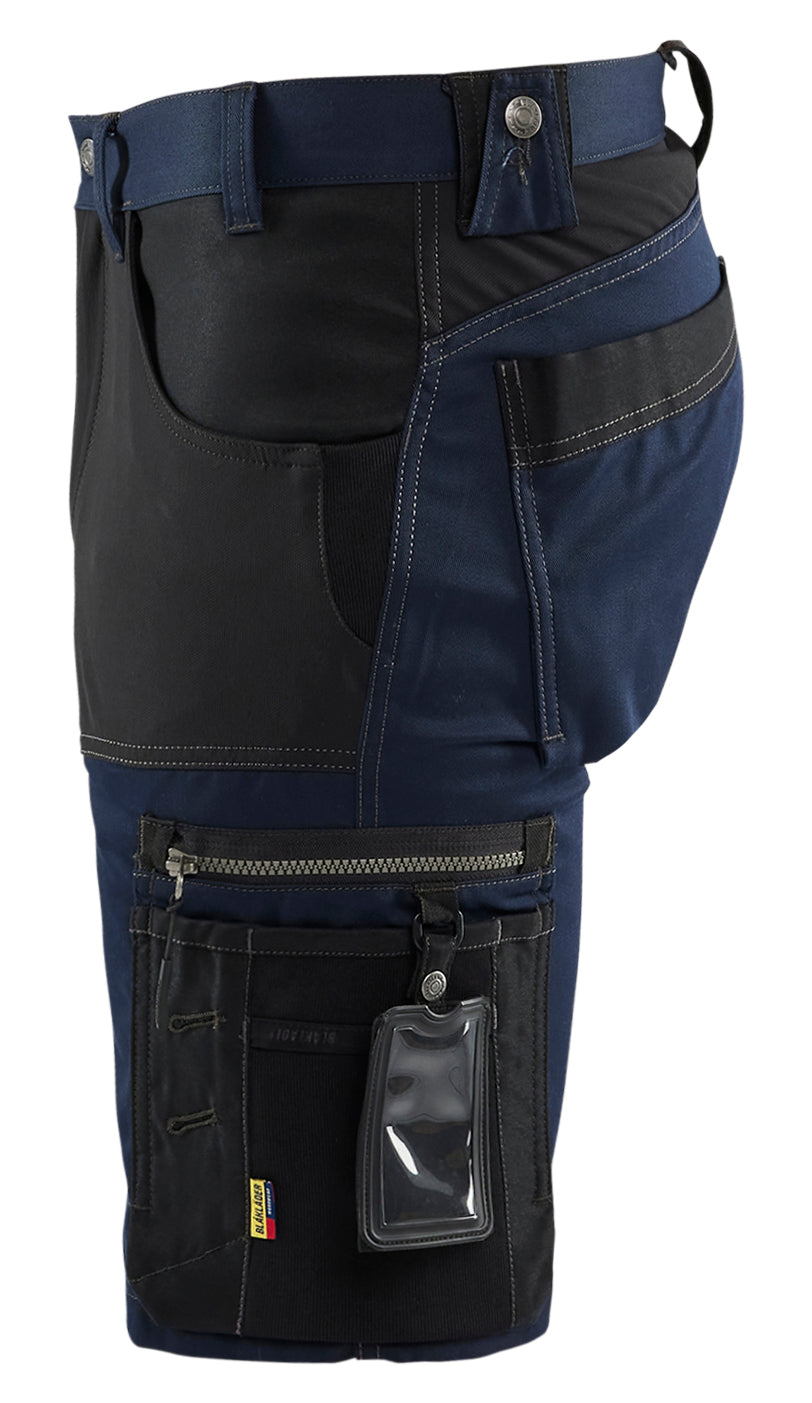 Blåkläder 1798 Håndværker shorts med stretch produktfoto med tryk