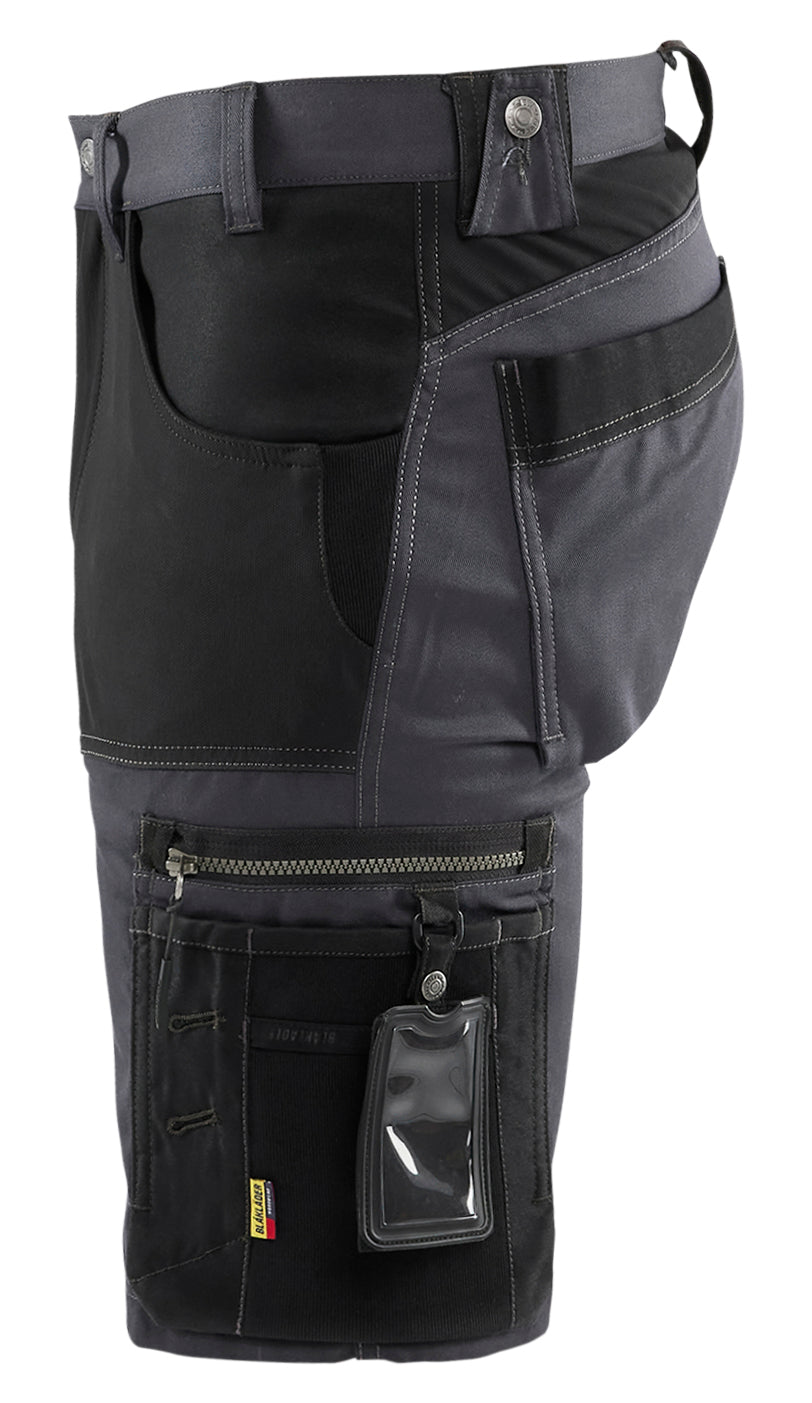Blåkläder 1798 Håndværker shorts med stretch produktbillede med tryk