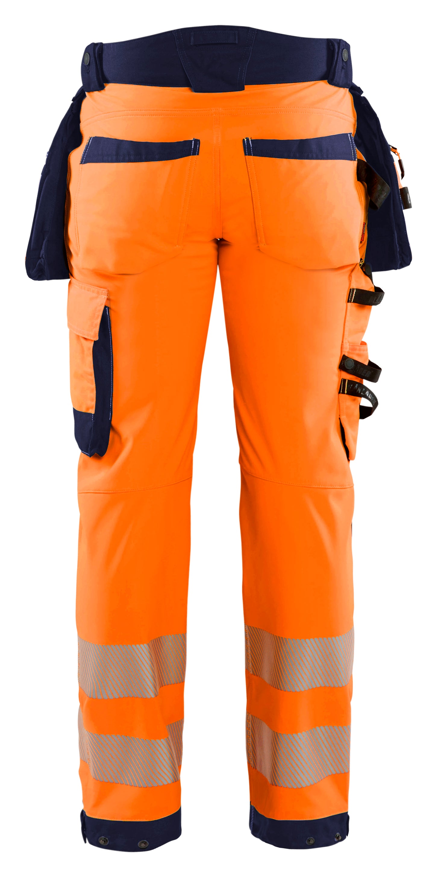 Blåkläder 1820 High Vis Softshell Buks materiale med logo