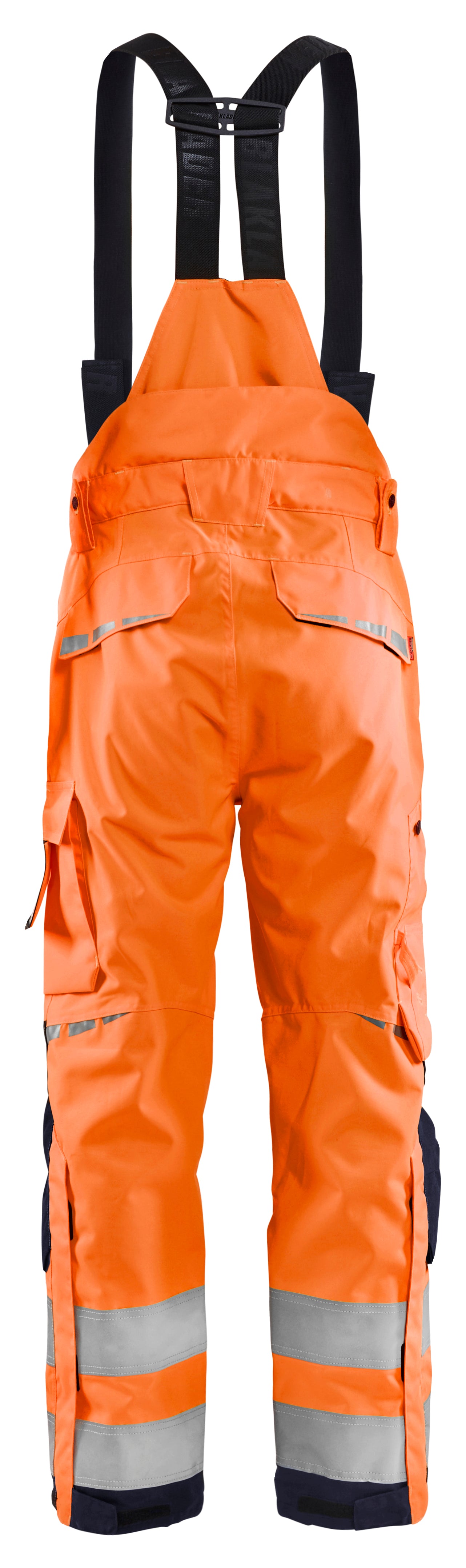 Blåkläder 1867 High Vis Skalbuks materiale med logo