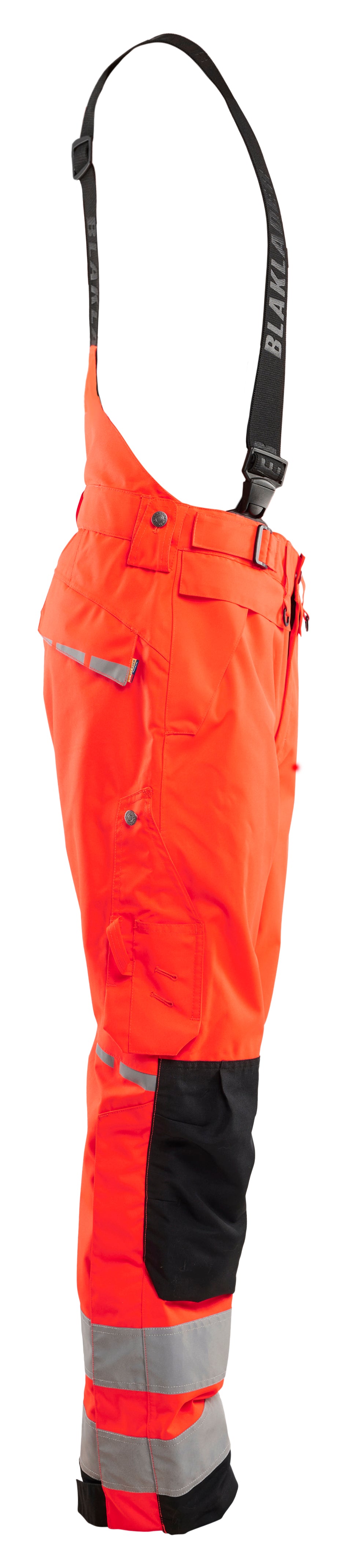 Blåkläder 1867 High Vis Skalbuks materiale med tryk