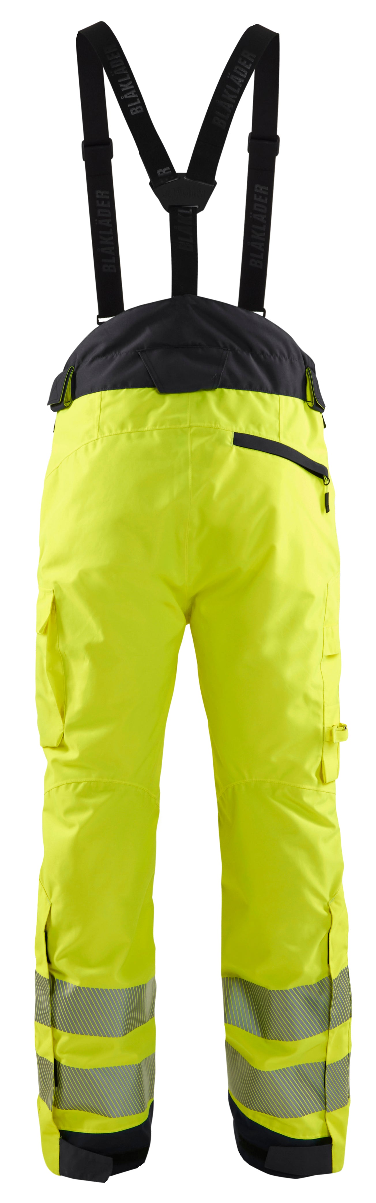Blåkläder 1875 High Vis Vinter Buks nærbillede med logo