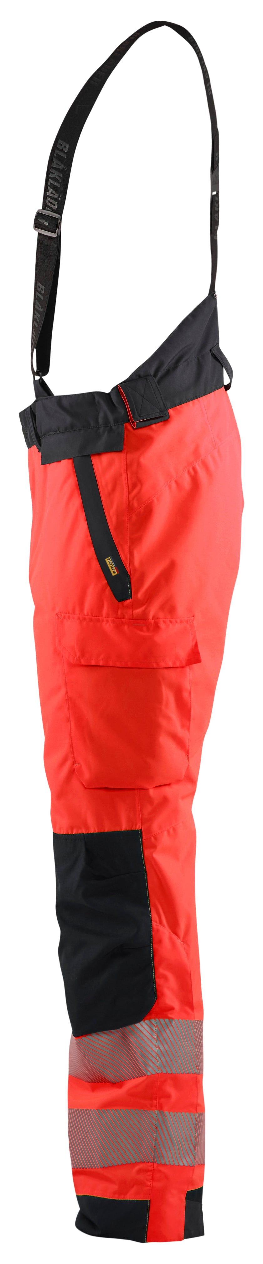 Blåkläder 1875 High Vis Vinter Buks materiale med tryk