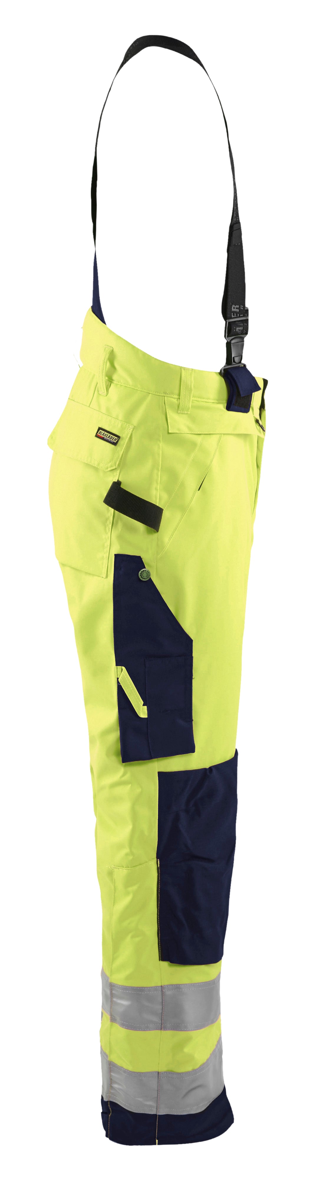Blåkläder 1885 High Vis Vinter buks detalje til broderi