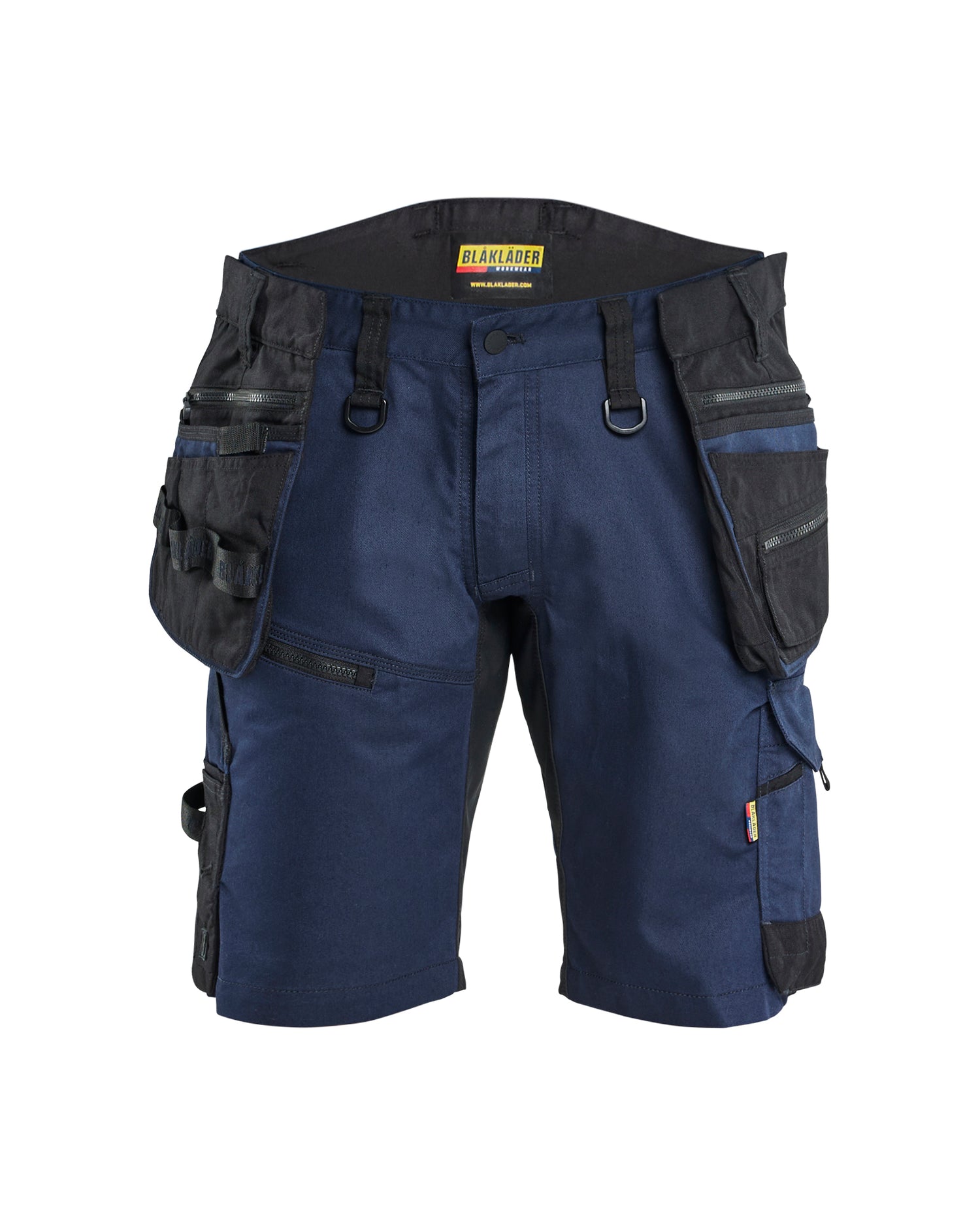 Blåkläder 1972 Striker Håndværkershorts med Stretch, Mørk Marineblå/Sort