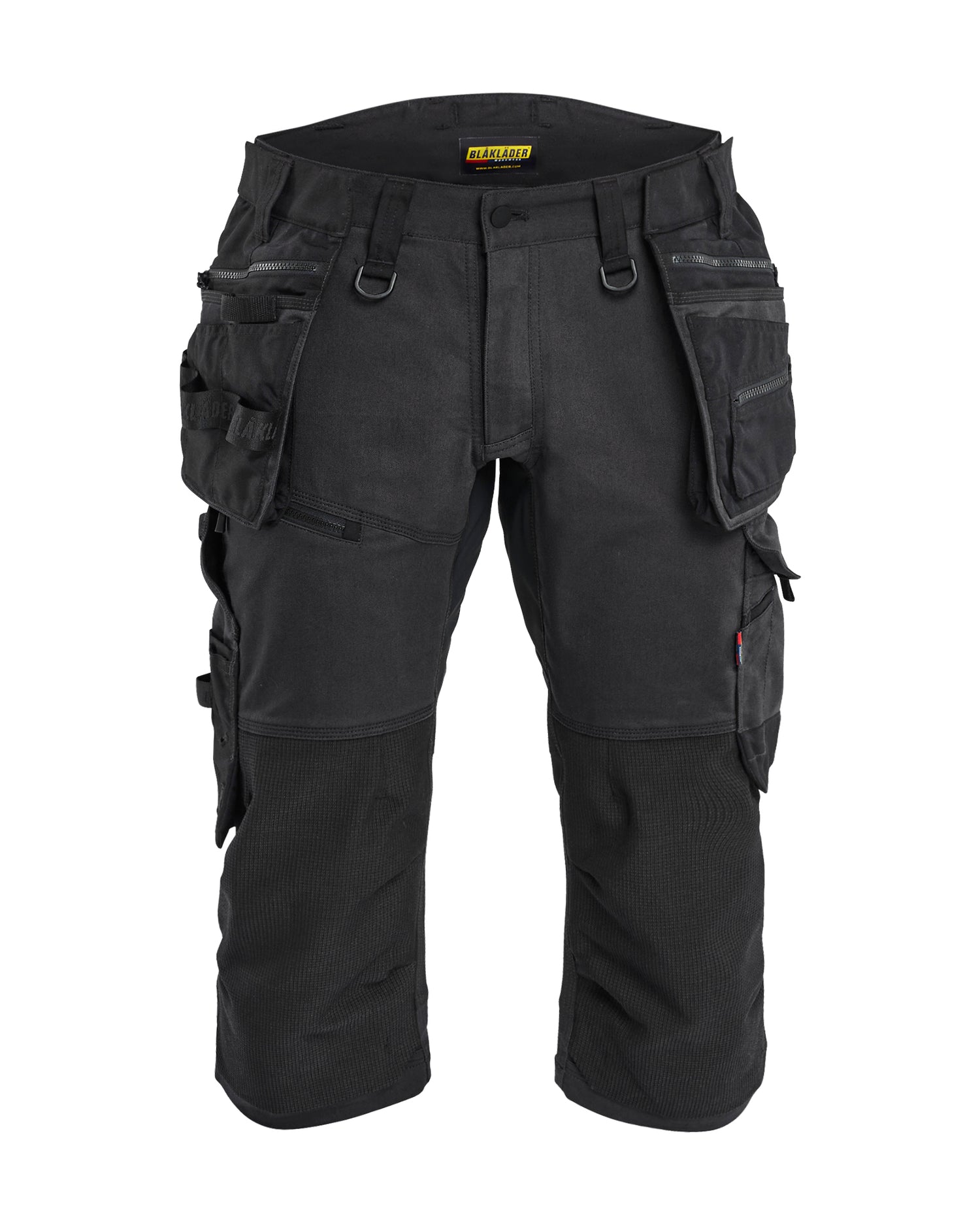 Blåkläder 1977 Striker Håndværkerknickers med Stretch, Sort/Sort