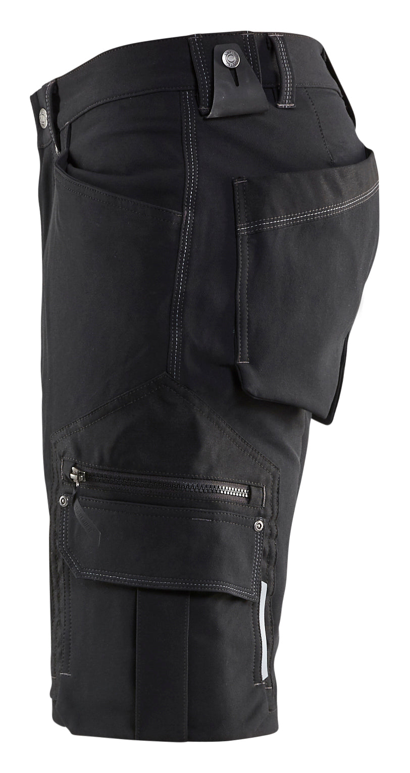Blåkläder 1987 Håndværker Shorts 4-vejs stretch X1900 produktbillede med tryk