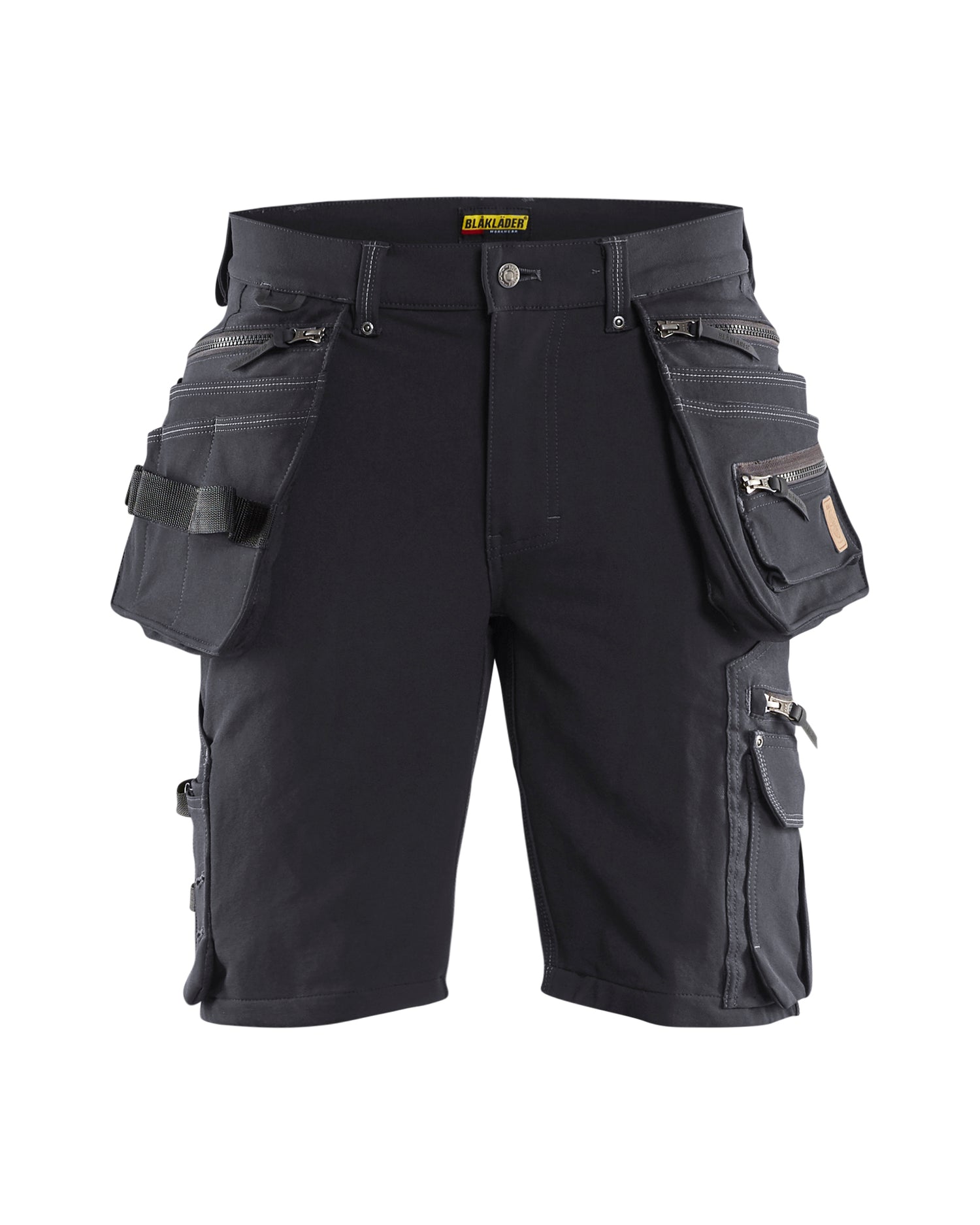 Blåkläder 1988 Håndværker Shorts 4-vejs stretch X1900, Mørk Grå/Sort