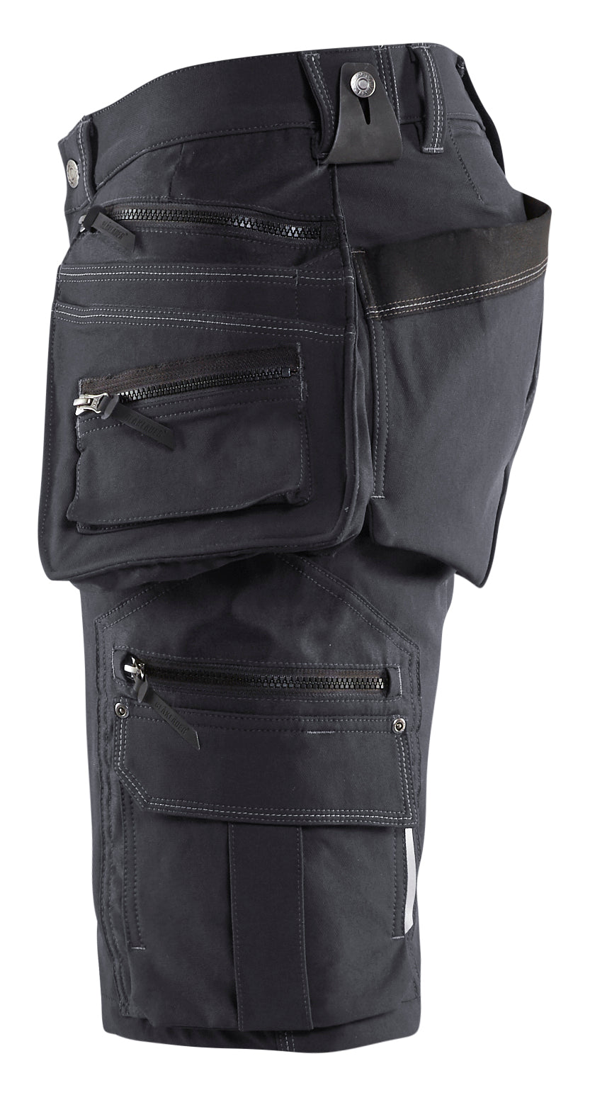 Blåkläder 1988 Håndværker Shorts 4-vejs stretch X1900 produktbillede med tryk