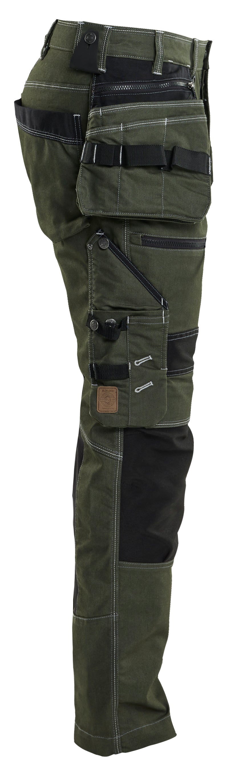 Blåkläder 1990 Håndværker Buks stretch X1900 detalje til broderi