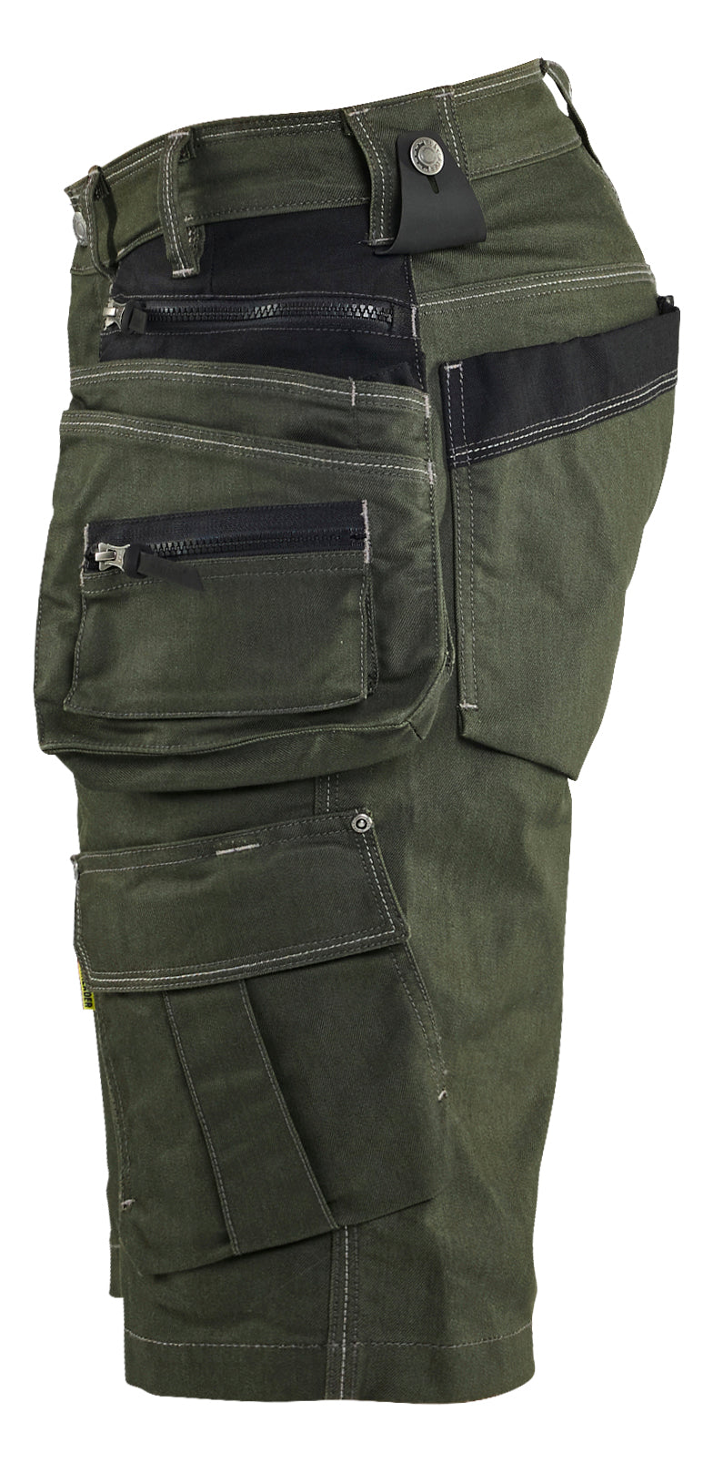 Blåkläder 1992 Håndværker Shorts stretch X1900 produktfoto med tryk