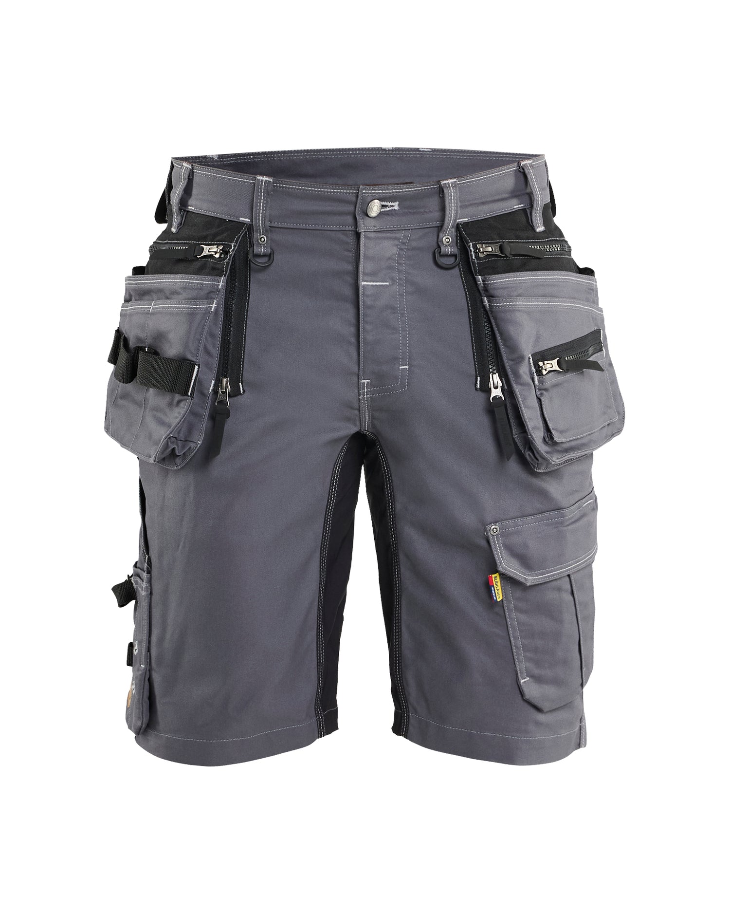Blåkläder 1992 Håndværker Shorts stretch X1900, Mellemgrå/Sort