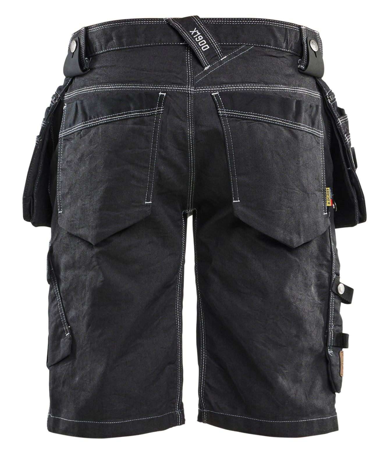 Blåkläder 1992 Håndværker Shorts stretch X1900 detalje med logo