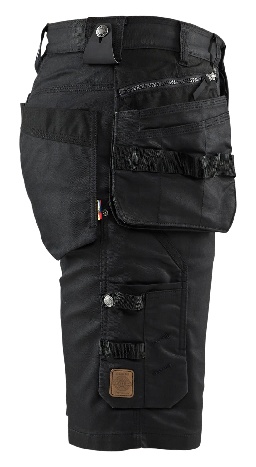 Blåkläder 1992 Håndværker Shorts stretch X1900 materiale til broderi