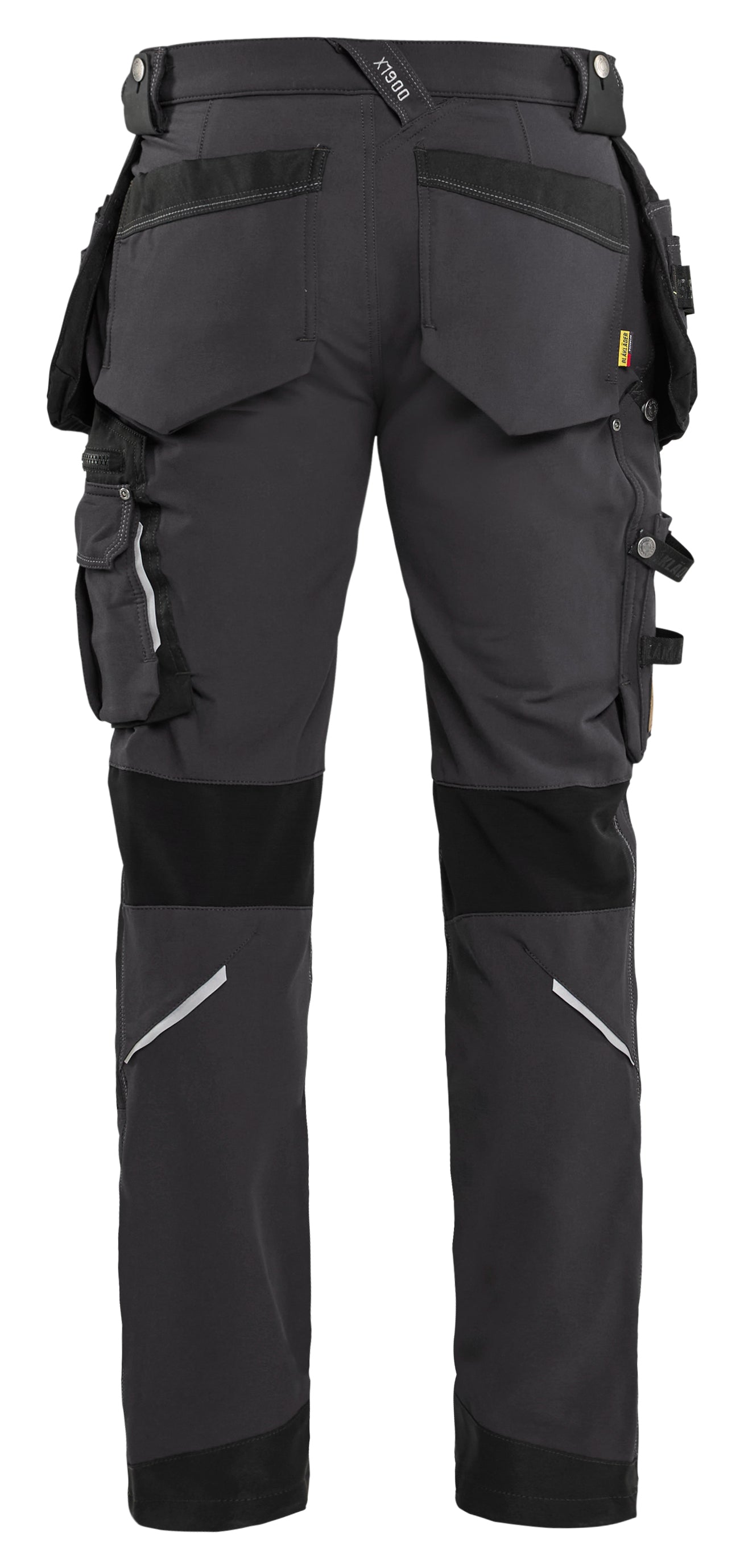 Blåkläder 1998 Håndværker Buks 4-vejs stretch X1900 nærbillede med logo