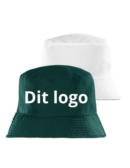 Bøllehat med logo produktbillede med logo