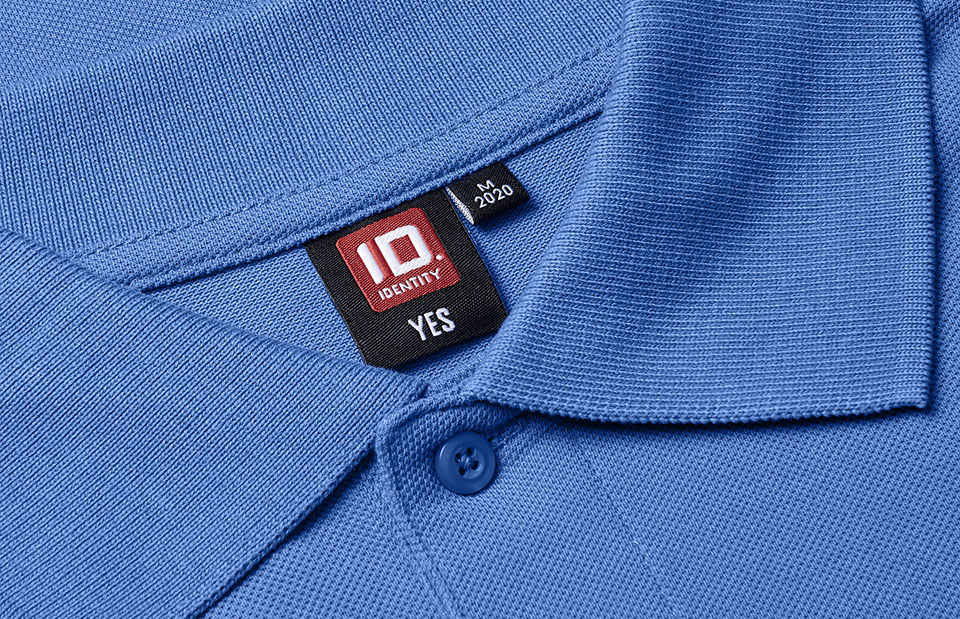 ID 2020 YES poloshirt produktbillede med logo