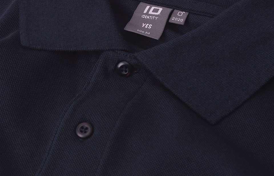 ID 2020 YES poloshirt materiale med logo
