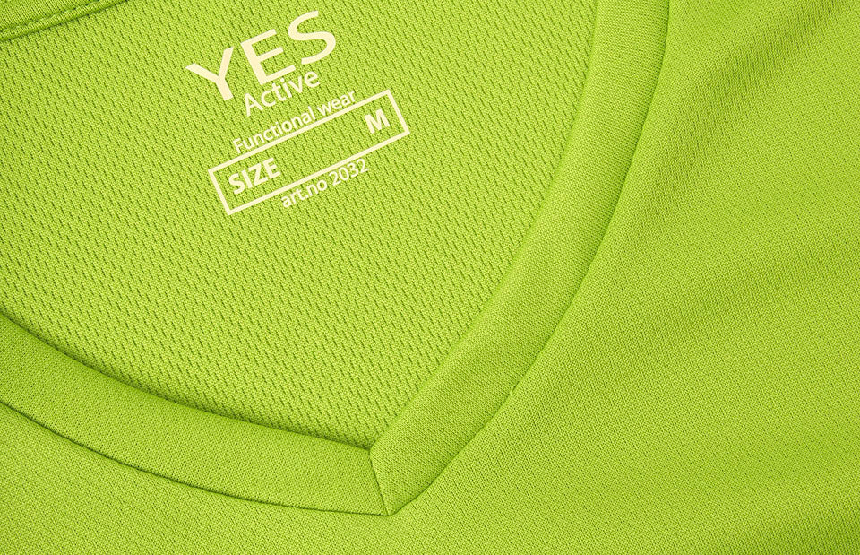 ID 2032 YES Active T-shirt | dame produktfoto med logo