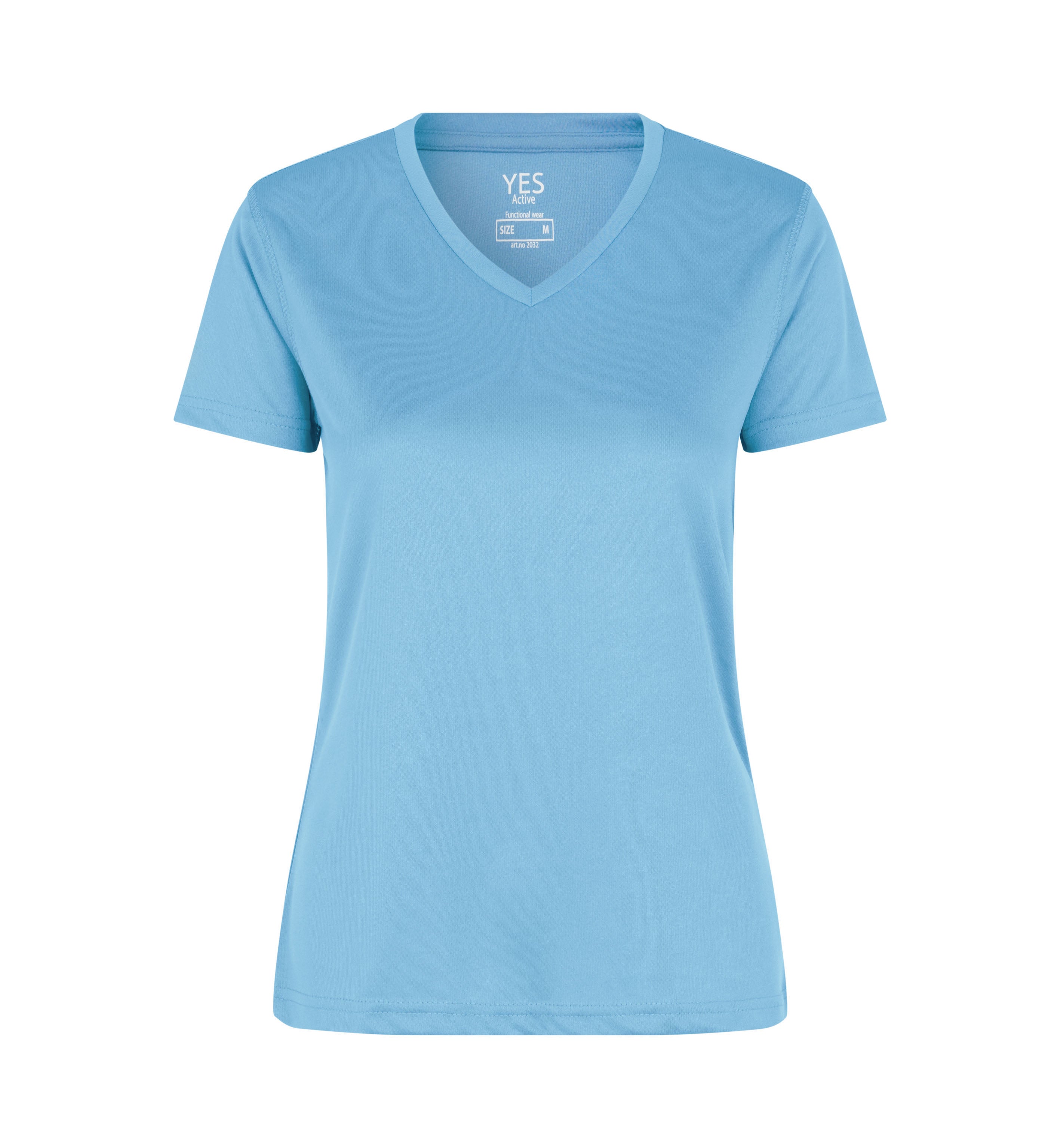 ID 2032 YES Active T-shirt | dame produktfoto med tryk