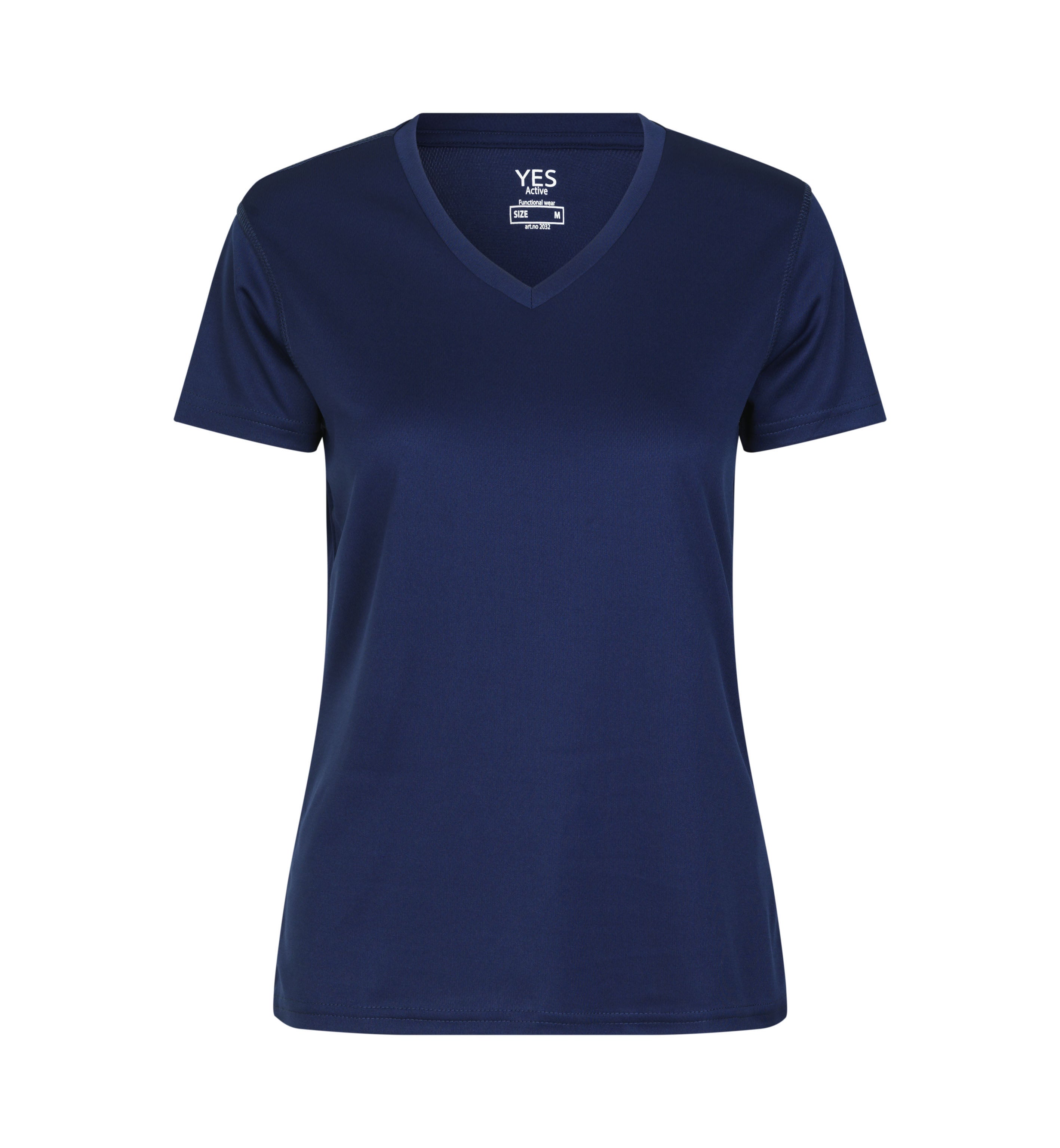 ID 2032 YES Active T-shirt | dame produktbillede med tryk