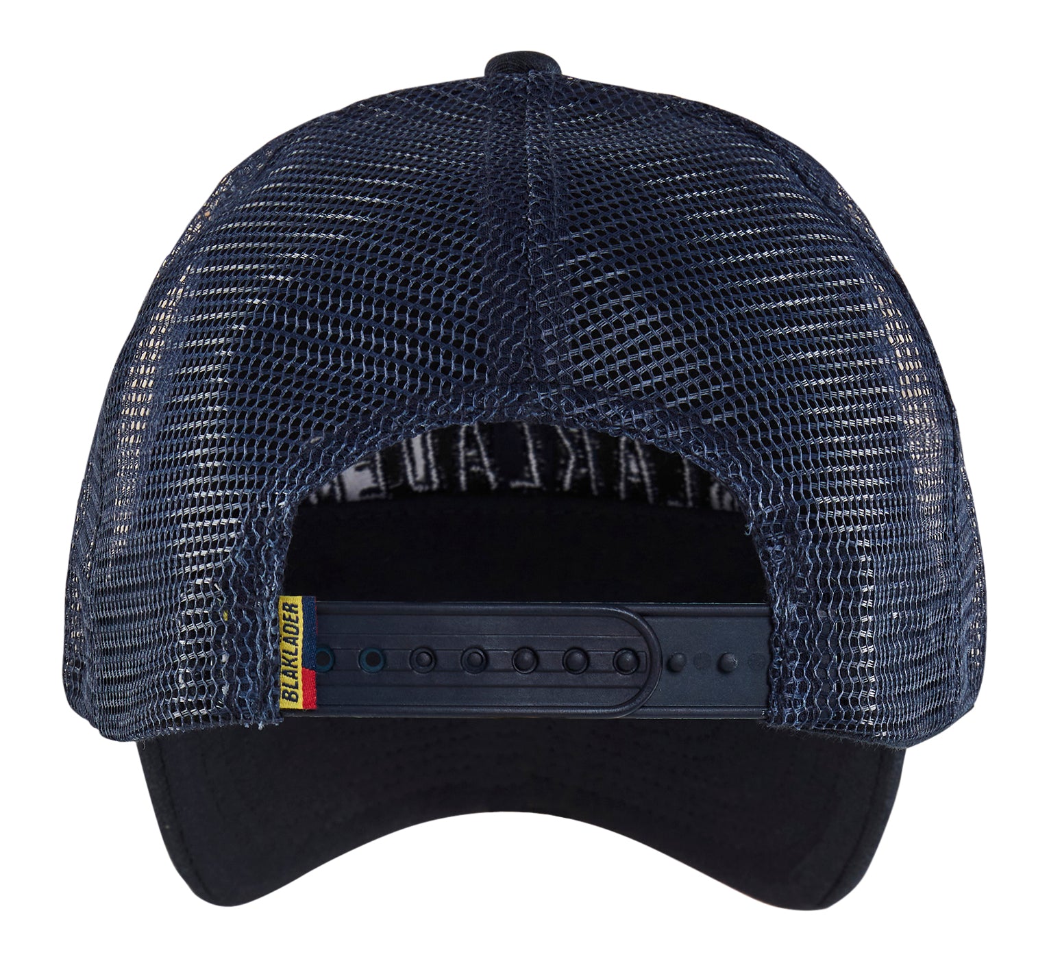 Blåkläder 2075 Trucker Cap nærbillede med logo