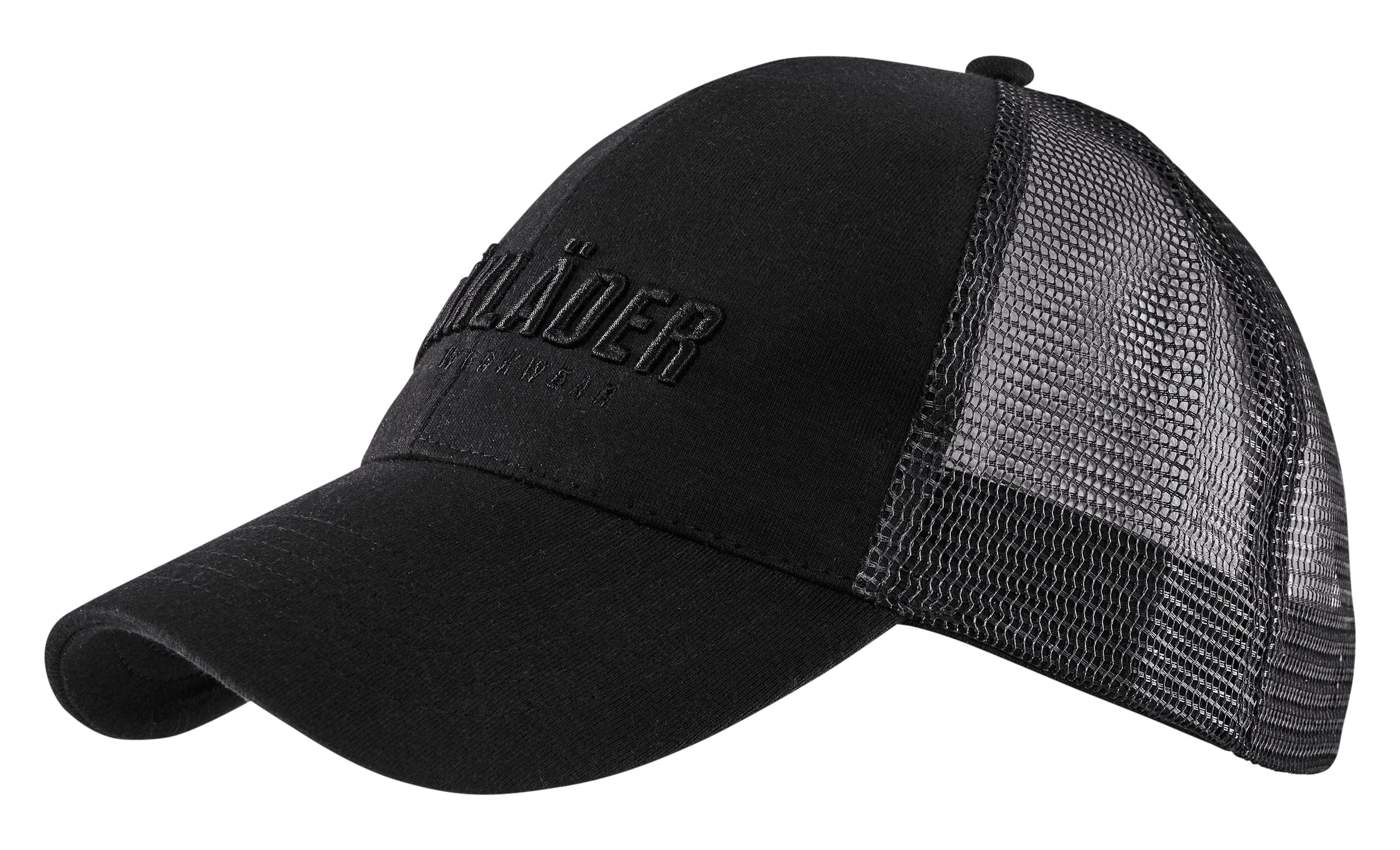 Blåkläder 2075 Trucker Cap detalje med firmalogo