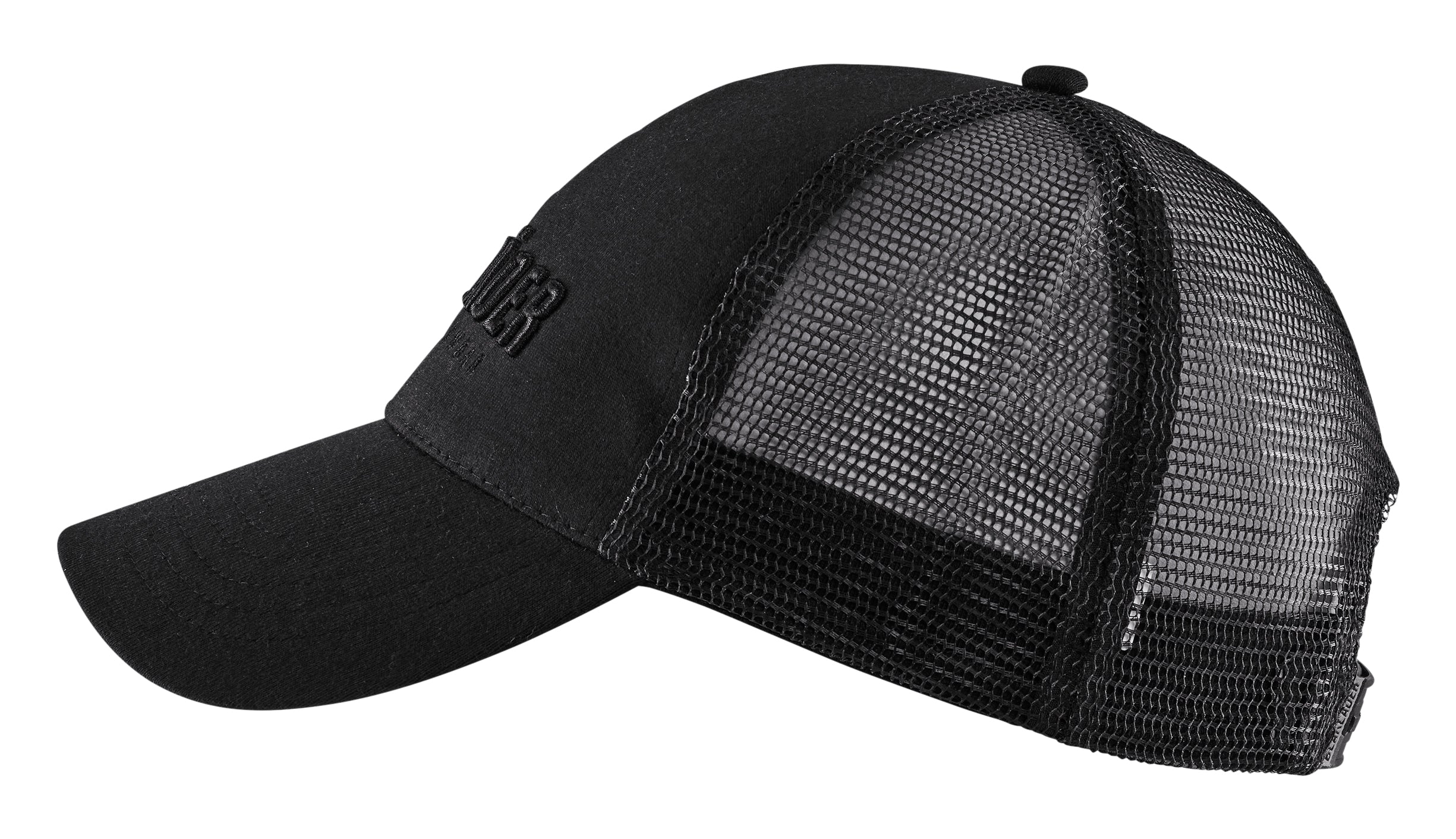 Blåkläder 2075 Trucker Cap nærbillede med tryk