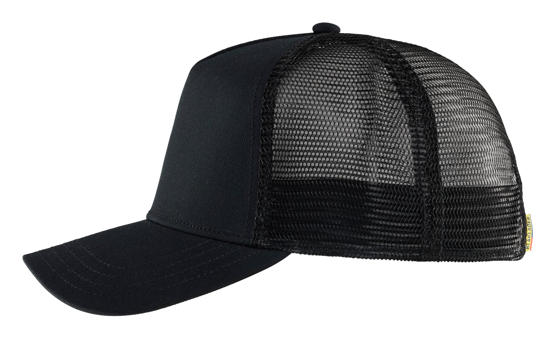 Blåkläder 2079 Trucker Cap nærbillede med tryk