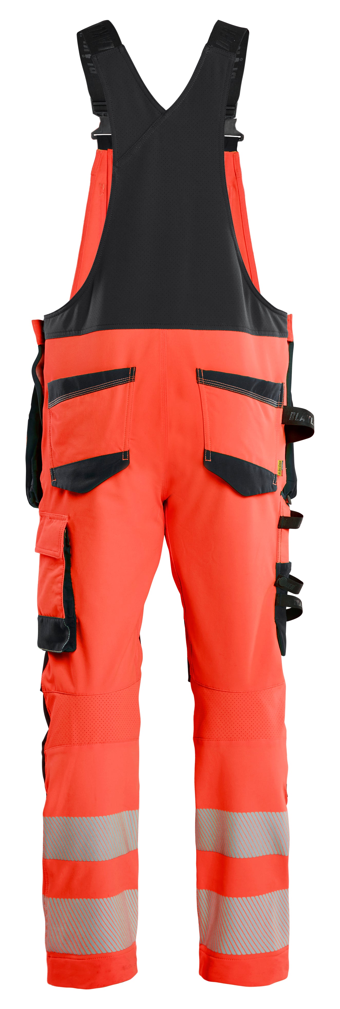 Blåkläder 2626 High Vis Overall 4-vejs stretch detalje med logo