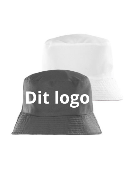 Bøllehat med logo produktfoto med tryk