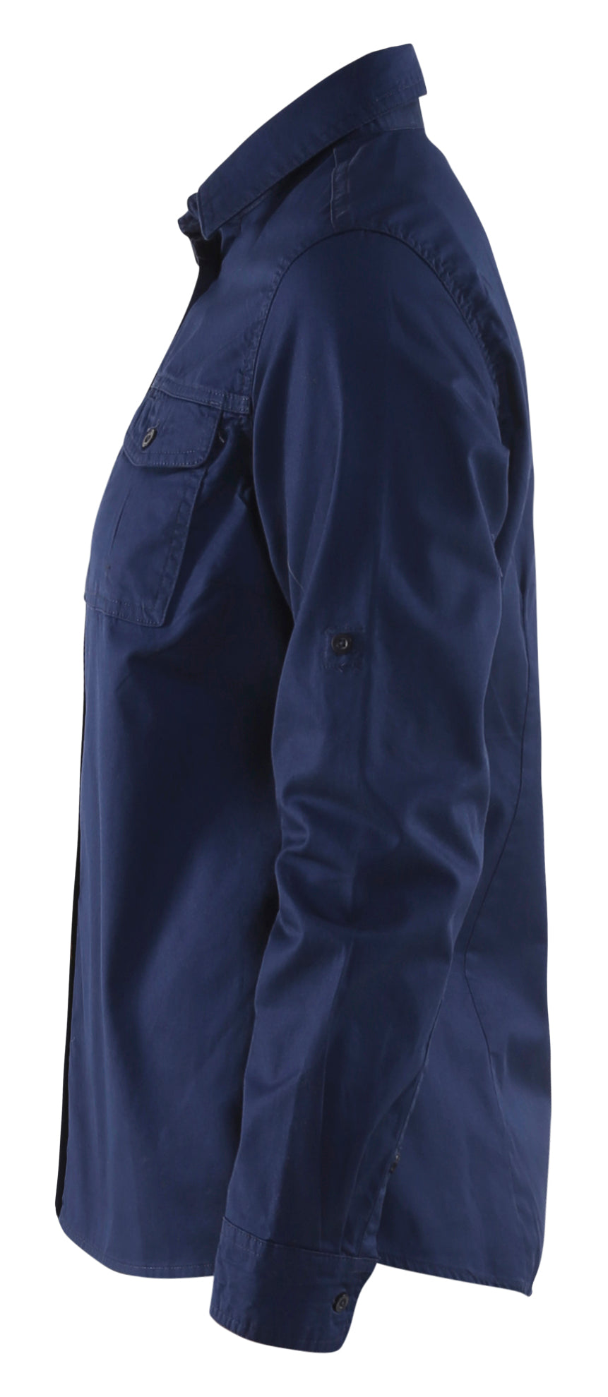 Blåkläder 3208 Dame Twill Skjorte produktfoto med tryk